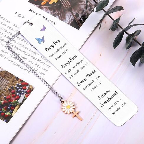 Christmas Gifts for Women, Girls, Mom, Grandma, Her, Sunflower Gifts for Women Bookmark, Christian Gifts for Women, Teen Girl Gifts, Stocking Stuffers for Teens Girls, Birthday Baptism Gifts for Girls in Kuwait