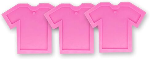 3pc Nurse Shirt Resin Keychain Molds, Silicone Grippy Shirt Scrub with Heart Phone Grip Mold with 10Pc Key Ring (DY0332+DY0398+DY1051+PJ) in Kuwait