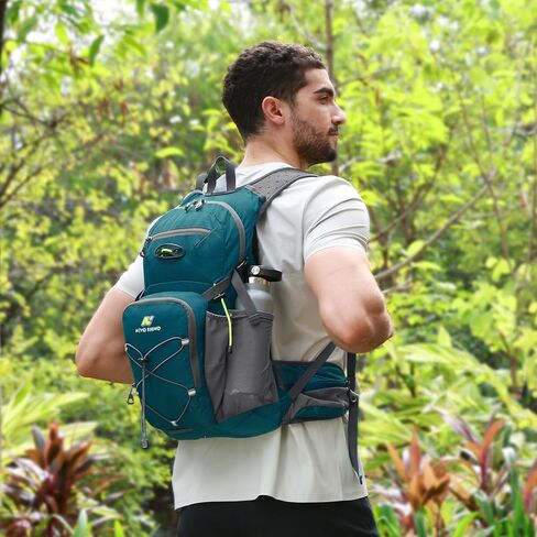 N NEVO RHINO Hydration Backpack, 18L Hiking Backpack with 3L Water Bladder | Multipurpose Water Backpack High Flow Bite, Insulated Hydration Pack Ideal for Hiking and Cycling in Kuwait