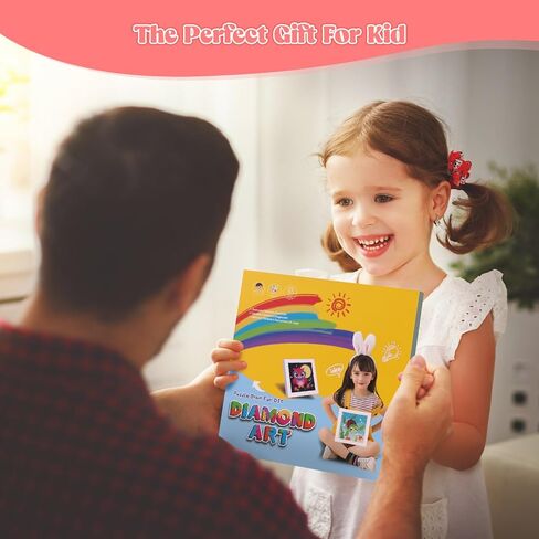 Genius maker Diamond Art Kits with Frame, 5D Diamond Art Kits, Unicorn Diamond Gem Art for Girls Boys, Diamond Dots Kits, Painting Arts and Crafts for Home Wall Decor(7x7inch) in Kuwait