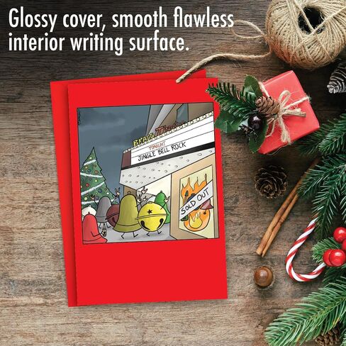 NobleWorks Hysterical Christmas Greeting Card with 5 x 7 Inch Envelope (1 Card) Merry Christmas Holiday Im Sorry Timmy 1603 in Saudi Arabia
