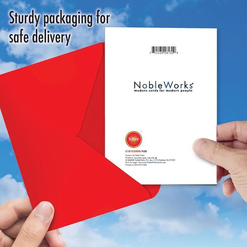 NobleWorks Hysterical Christmas Greeting Card with 5 x 7 Inch Envelope (1 Card) Merry Christmas Holiday Im Sorry Timmy 1603 in Saudi Arabia