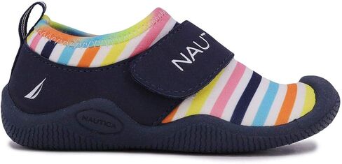 Nautica Kids Protective Water Shoe,Closed-Toe Sport Sandal for Boys and Girls-Bilean Toddler-Solid Navy Size-8 in Saudi Arabia