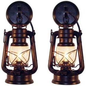 Rustic Lantern Wall Mounted Light - Small Rustic