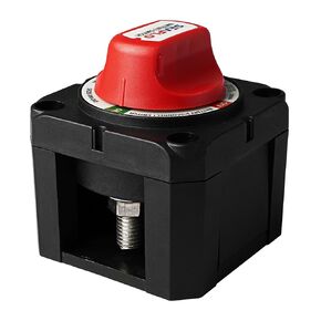SEAFLO 12V/24V/48V Battery Disconnect Switch Isolator Switch for Marine, Boat, Car, RV, and ATV Vehicles (On/Off)