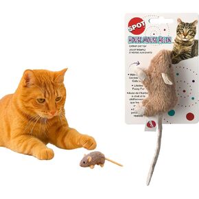 SPOT Ethical Pets 52083 Flat Mouse Frankie Catnip Toys, All Breed Sizes in Saudi Arabia