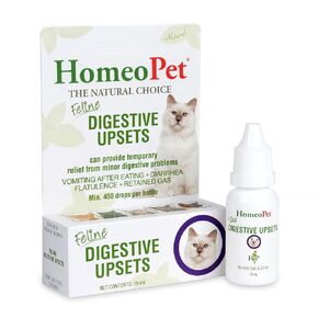 HomeoPet اضطرابات الجهاز الهضمي للقطط، مكمل هضمي طبيعي للقطط، 15 ملليلتر