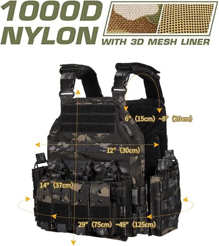 vAv YAKEDA CAMO Tactical Outdoor Carrier Vest in Kuwait