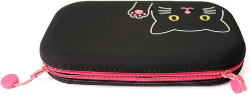 LIHITLAB PuniLabo Zipper Pouch, 7.5" × 1.5", Gray Cat (A7716-4) in Kuwait