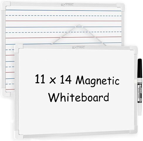 Dry Erase Board 9 x 12 Small White Board Magnetic White Board Dry Erase with Marker, 2 Pack Double Sided Small White Board Dry Erase, Dry Erase Board for Kids, Mini White Board Small in Kuwait