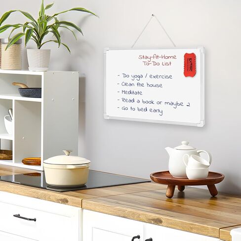 Dry Erase Board 9 x 12 Small White Board Magnetic White Board Dry Erase with Marker, 2 Pack Double Sided Small White Board Dry Erase, Dry Erase Board for Kids, Mini White Board Small in Kuwait