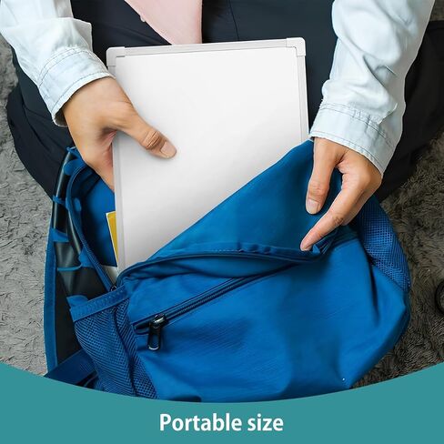 Dry Erase Board 9 x 12 Small White Board Magnetic White Board Dry Erase with Marker, 2 Pack Double Sided Small White Board Dry Erase, Dry Erase Board for Kids, Mini White Board Small in Kuwait