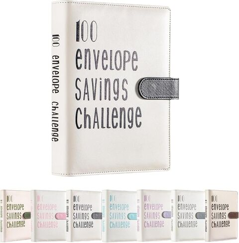 100 Envelopes Money Saving Challenge Budget Planner Money Saving Binder Money Saving Challenge Book 100 Day Challenge Money Saving Binder to Save $5,050 in Saudi Arabia