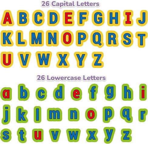 CHEFAN Felt Letters Alphabet for Kids, Felt Board Letter Pieces, Flannel Board Pieces, Precut Felt Story Pieces, 104 Pieces ABC Upper Lowercase Letters for Preschool Homeschool Learning in Kuwait