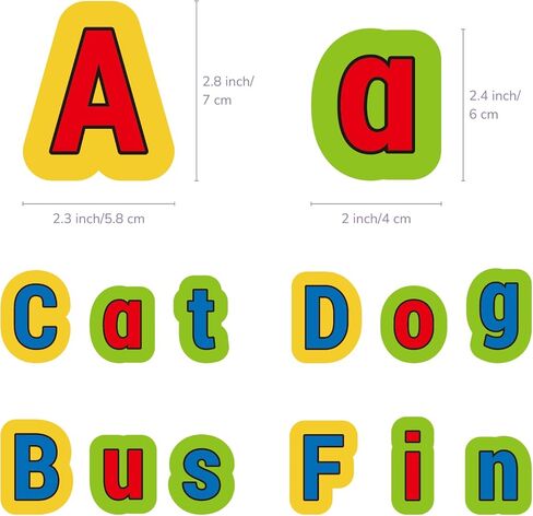 CHEFAN Felt Letters Alphabet for Kids, Felt Board Letter Pieces, Flannel Board Pieces, Precut Felt Story Pieces, 104 Pieces ABC Upper Lowercase Letters for Preschool Homeschool Learning in Kuwait