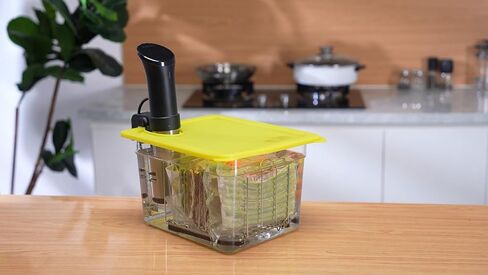 EVERIE Sous Vide Container with Universal Silicone Lid Compatible with Anova All Models, Anova Nano, Chefsteps Joule, Instant Pot, Wancle Sous Vide Cookers in Saudi Arabia