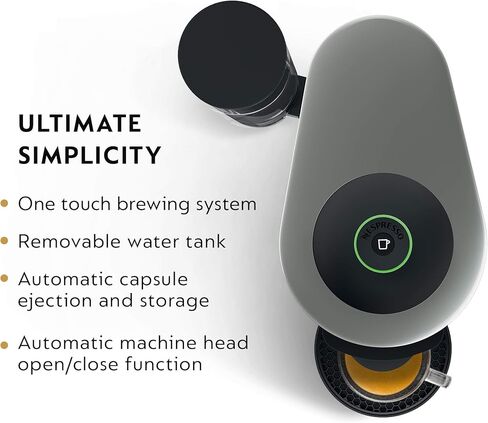 Nespresso VertuoPlus Deluxe Coffee and Espresso Machine by De'Longhi with Milk Frother, 5 ounces, Matte Black in Kuwait