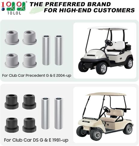مجموعة زنبركات الأوراق الأمامية شديدة التحمل لعربة الجولف لسيارة Club Car DS 1981-up، سيارة النادي السابقة 2004-2008، الغاز والكهرباء، OEM # 1012030 1012322 1013867 1015108 in Kuwait