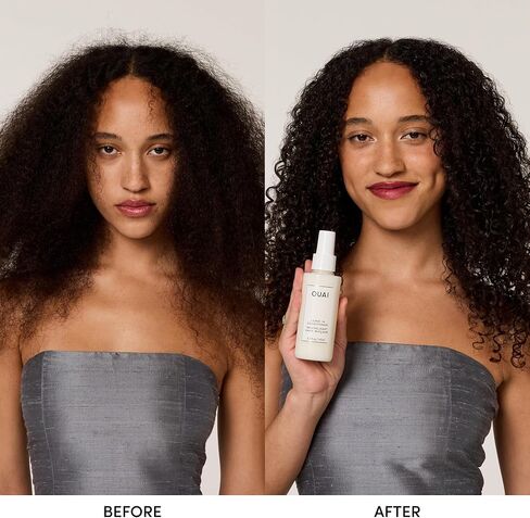OUAI Leave In Conditioner & Heat Protectant Spray - Prime Hair for Style, Smooth Flyaways, Add Shine and Use as Detangling Spray - No Parabens, Sulfates or Phthalates (4.7 oz) in Kuwait