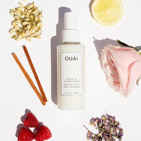 OUAI Leave In Conditioner & Heat Protectant Spray - Prime Hair for Style, Smooth Flyaways, Add Shine and Use as Detangling Spray - No Parabens, Sulfates or Phthalates (4.7 oz) in Kuwait