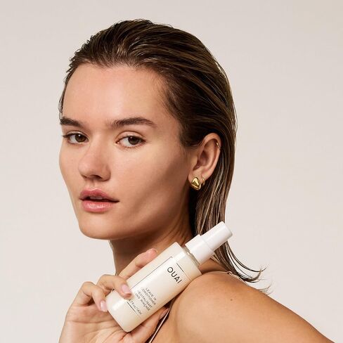 OUAI Leave In Conditioner & Heat Protectant Spray - Prime Hair for Style, Smooth Flyaways, Add Shine and Use as Detangling Spray - No Parabens, Sulfates or Phthalates (4.7 oz) in Kuwait
