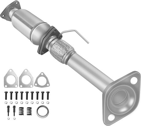 [Front]FortunaFlow Catalytic Converter Compatible with Honda Accord 2008-2012,Acura TSX L4 2009-2014,2.4L,Replace 16590,41499(EPA Compliant-high flow catalytic converter) in Kuwait
