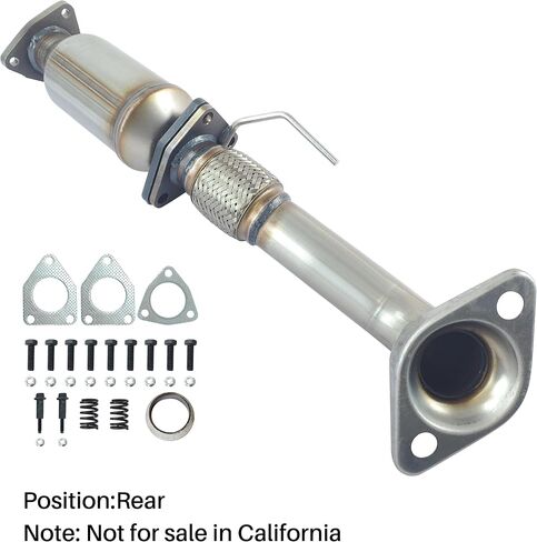 [Front]FortunaFlow Catalytic Converter Compatible with Honda Accord 2008-2012,Acura TSX L4 2009-2014,2.4L,Replace 16590,41499(EPA Compliant-high flow catalytic converter) in Kuwait
