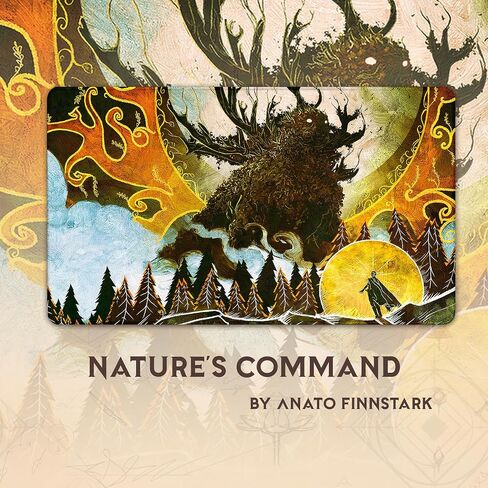 Paramint Natural Order (مخيط) - مفرش لعب MTG من Anato Finnstark، LOTR Lord of The Rings - متوافق مع مفرش اللعب Magic The Gathering - Play MTG، YuGiOh، TCG - تصميمات وإكسسوارات أصلية in Saudi Arabia