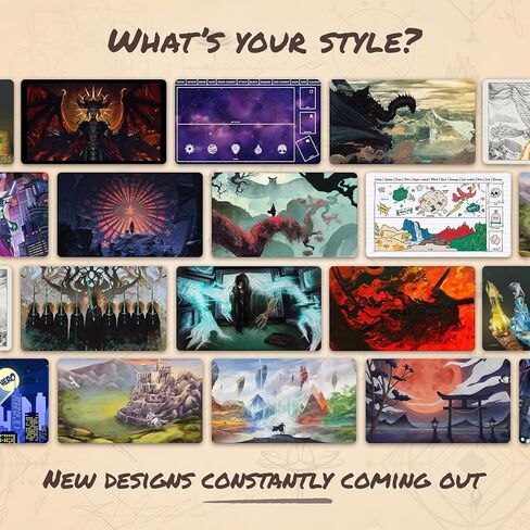 Paramint Natural Order (مخيط) - مفرش لعب MTG من Anato Finnstark، LOTR Lord of The Rings - متوافق مع مفرش اللعب Magic The Gathering - Play MTG، YuGiOh، TCG - تصميمات وإكسسوارات أصلية in Saudi Arabia