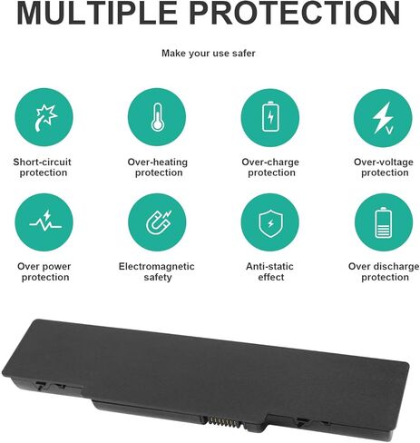 شراء بطارية كمبيوتر محمول 9 خلايا بديلة لجهاز Dell Latitude E6400 E6410 E6500 E6510 MP490 4m529 pt434 ky265 312-0749 4N369 MP303 - أداء عالي in Kuwait