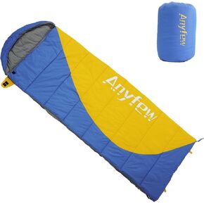 Mummy Style Adult Sleeping Bag Padded Warm Waterproof Wearable Three Seasons Cold Weather Indoor Outdoor