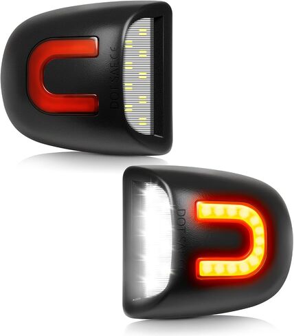 أضواء لوحة الترخيص LED استبدال مجموعة مصابيح الوفير الخلفي متوافقة مع كاديلاك إسكاليد تشيفي سيلفرادو 1500 2500 3500 تاهو جي إم سي سييرا 1500 2500 3500 يوكون XL، حزمة من 2 in Kuwait