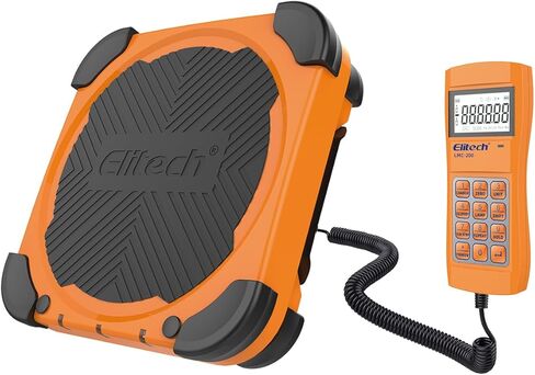 Elitech LMC-300A HVAC Refrigerant Charging Scale Freon Recovery Weighing Scale 330lbs with Auto Open/Stop Charging Valve in Kuwait