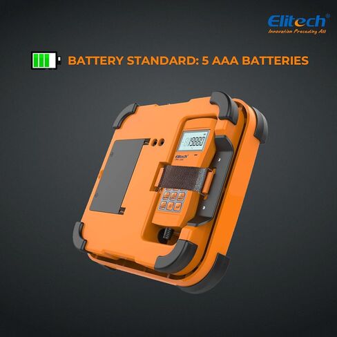 Elitech LMC-300A HVAC Refrigerant Charging Scale Freon Recovery Weighing Scale 330lbs with Auto Open/Stop Charging Valve in Kuwait