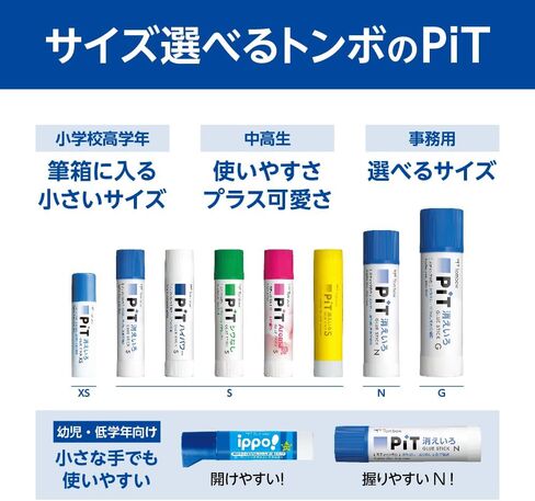 Tombow HCA-513 Pencil, Glue Stick, Erasable Pit, S, 5 Pieces in Saudi Arabia