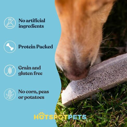hotspot pets Premium Split Elk Antlers for Dogs - 7 Inch Large Dog Chews (2 Pack) Made in USA -Naturally Shed Antler Bone for Large Breed Chewers -Promotes Natural Dental Hygiene in Kuwait
