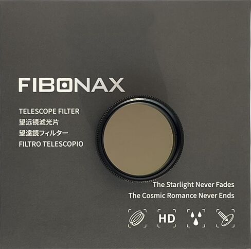 FIBONAX 1.25 inch Neutral Density Filter for Telescope Eyepiece, Lunar Filter kit ND4 ND8 ND16 ND32, Reduce Moon Brightness, Prevent Image overexposure, Make The Picture Clear and Transparent in Saudi Arabia