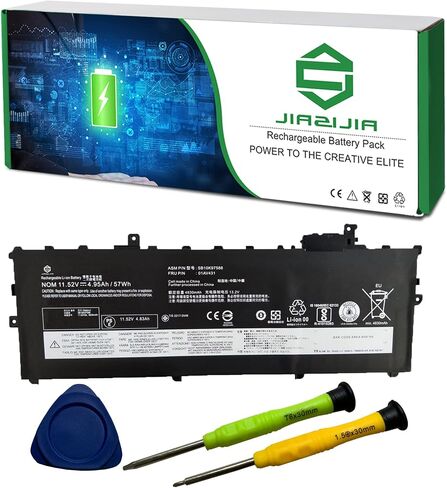 JIAZIJIA 01AV406 SB10J79003 Laptop Battery Replacement for Lenovo ThinkPad T460s T470s Series 01AV405 SB10J79002 00HW038 00HW025 00HW024 01AV462 01AV407 01AV408 L16M3P73 SB10J79004 11.46V 27Wh in Saudi Arabia