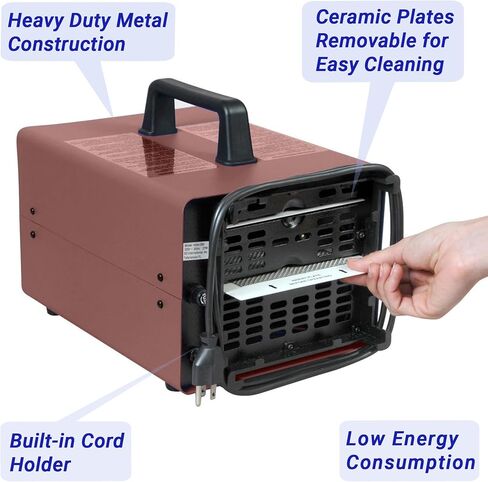 Autel 1000 Ozone Machine Odor Removal for Eliminating Smells and Permanently Removing Pet, Car and Musty Odors - Ozone Generator for Autos, Hotels and Small Spaces With Short Treatment Times in Saudi Arabia