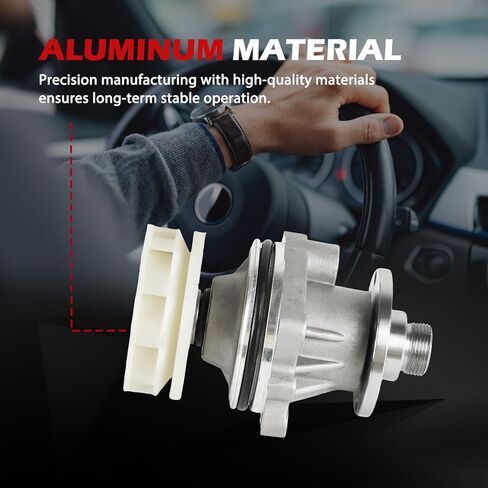 Engine Water Pump Kit AW5104 4.8L 5.3L 6.0L Compatible with Chevy 1999-2006 Express Silverado Suburban for GMC 99-06 Savana/Yukon W3500 W4500 w/Metal Gaskets Gasket in Kuwait