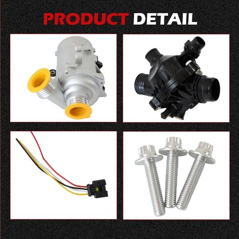 مجموعة مضخة مياه المحرك AW5104 4.8L 5.3L 6.0L متوافقة مع Chevy 1999-2006 Express Silverado Suburban لـ GMC 99-06 Savana/Yukon W3500 W4500 مع حشية معدنية in Kuwait