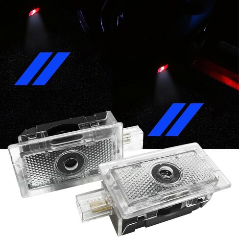 2Pcs/Set Car Door Lights for Dodge Charger 2010-present, Courtesy LED Ghost Shadow Light Projector Lamps Accessories (red) in Kuwait