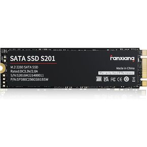 S201 1TB SSD, M.2 2280 SATA III 6Gb/s Internal Solid State Drive, SLC Cache for Speed Boost, Read Speed up to 550MB/sec, Compatible with Laptop and PC Desktops(Black)