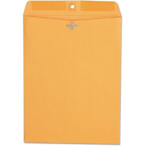 Clasp Envelope, #97, Square Flap, Clasp/Gummed Closure, 10 x 13, Brown Kraft., 100/Box (82303)