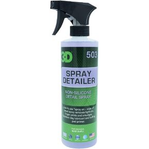 3D Spray Detailer - Silicone-Free Body Shop Detailer Spray for Freshly Painted Vehicles 1 Gallon