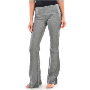 Women's Soft Comfy Cotton Spandex Yoga Sweat Lounge Gym Sports Athletic Pants
