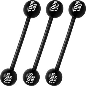 Gejoy نفخ الدمبل نفخ الحديد نفخ الدمبل الدعامة تأثيري حزب الديكور حزب صور الدعائم زي الرجل القوي (3 قطع) in Kuwait