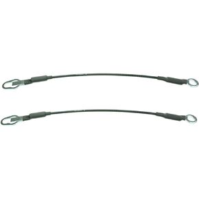 TRQ Tailgate Tail Gate Cables Set of 2 Compatible with 87-11 Dodge Dakota Pickup Truck