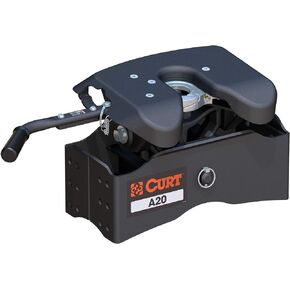 CURT 16540 A20 5th Wheel Hitch Head Only, Legs or Roller Required, 20,000 lbs