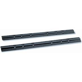 58058 Black Powder Coat 38 lbs. Fifth Wheel Mounting Rails with 10-Bolt Design